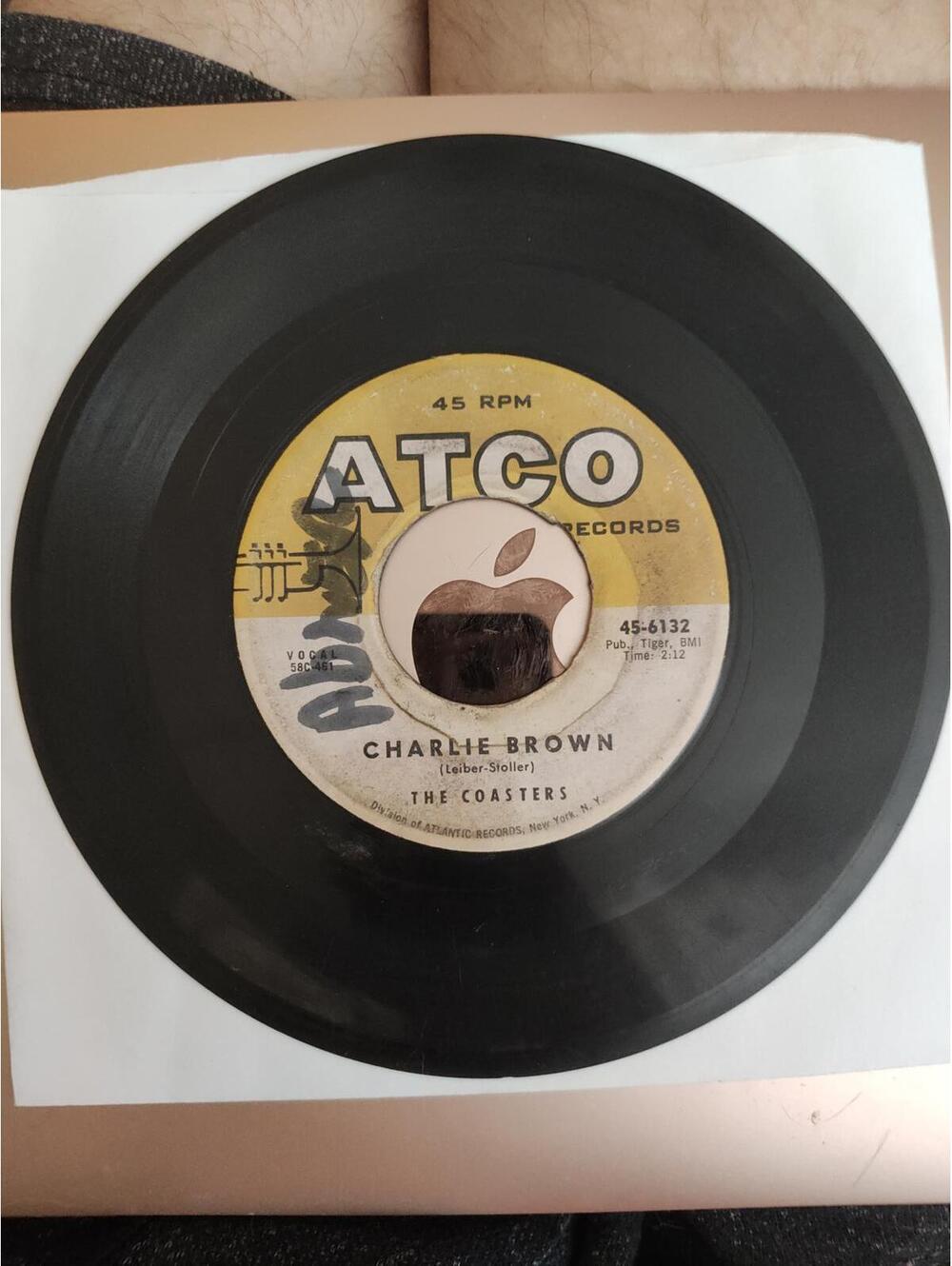 The Coasters - Charlie Brown - 1959 vintage vinyl 45 NM